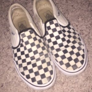 Checkered board vans